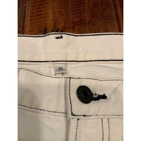 AGOLDE Opening Ceremony White  High Rise Classic Straight Denim Jeans, Size 29 - Picture 4 of 11